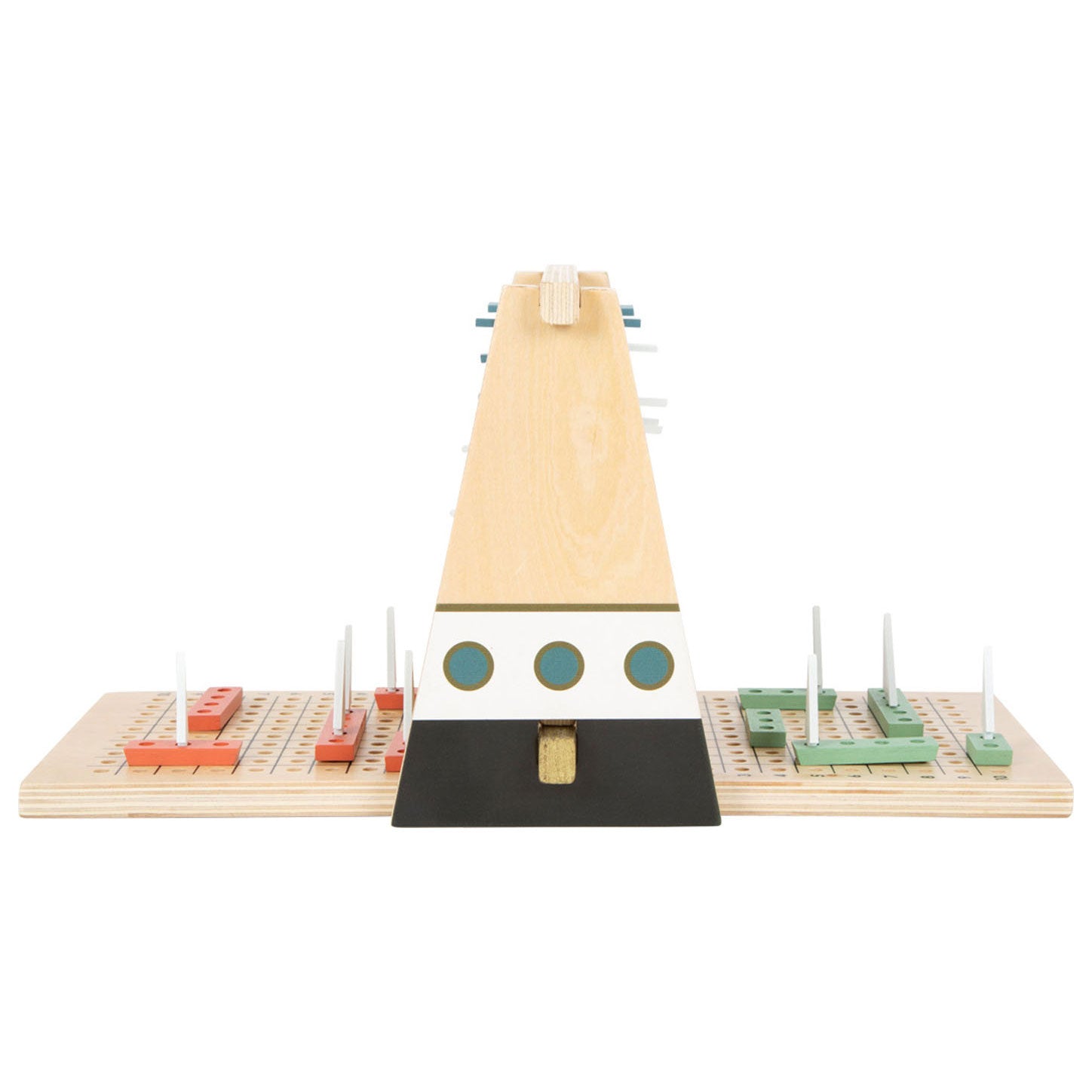 Small foot - houten strategie spel slag om de schepen