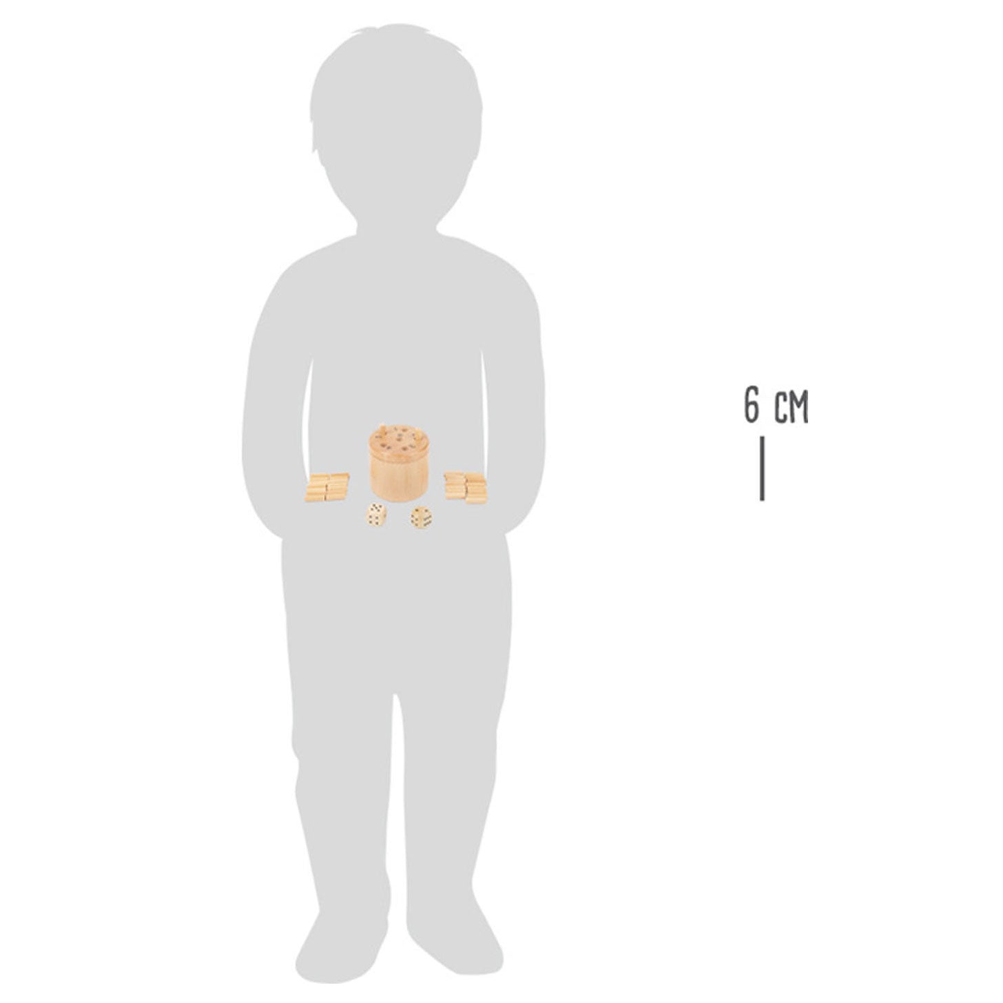 Small foot - dubbelspel super six dobbelstenen