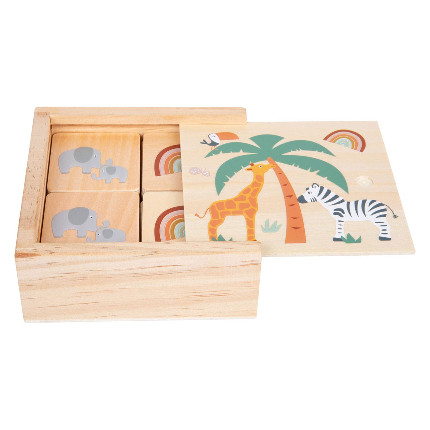 Small foot - wooden memo safari