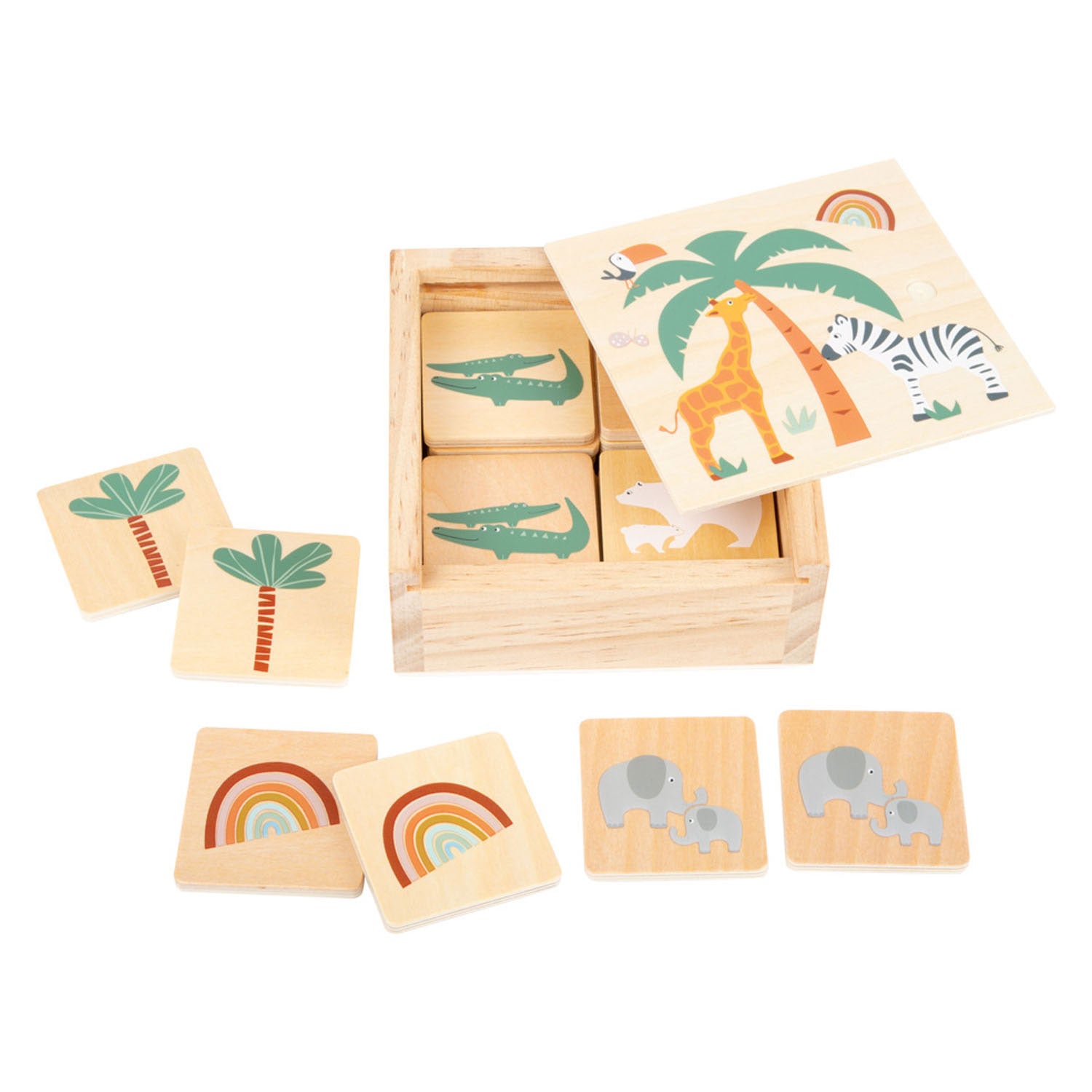 Small foot - wooden memo safari