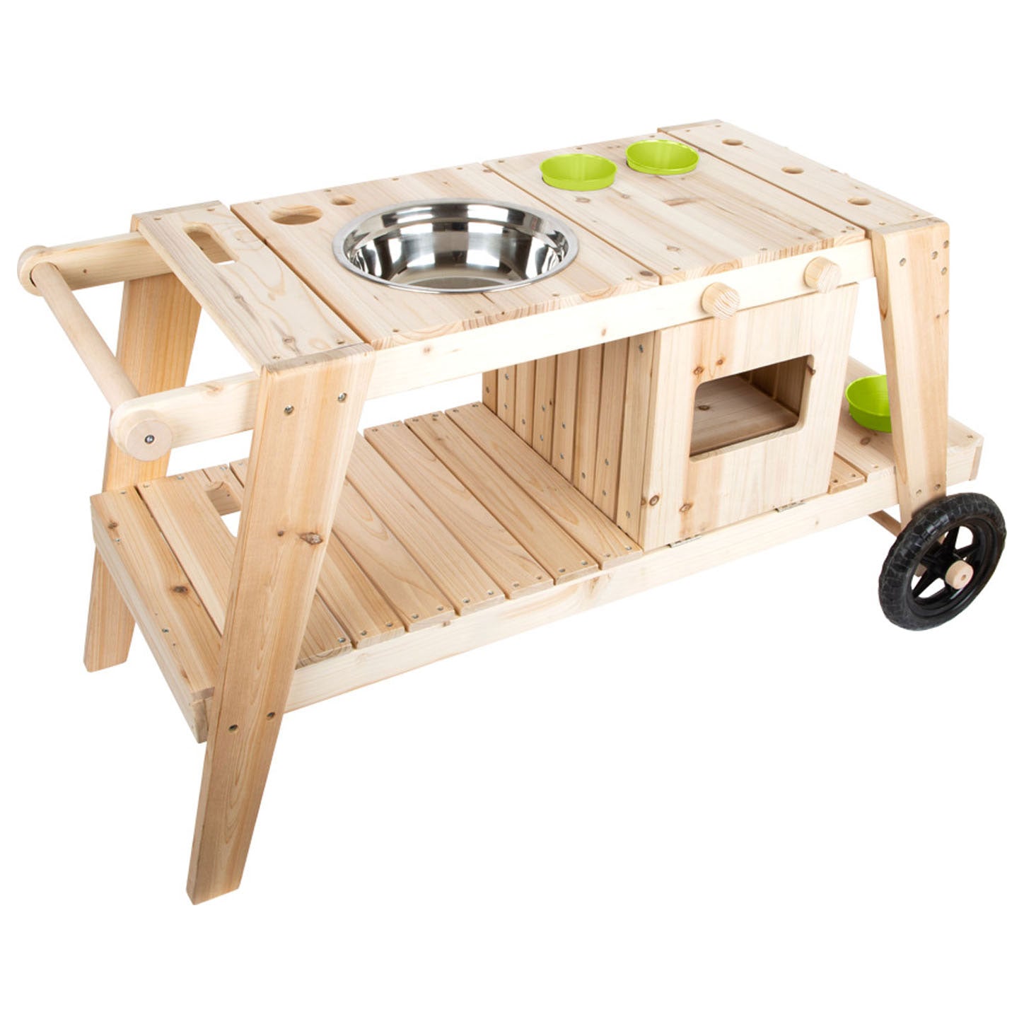 Kleine voet - modder buitenspeelkeuken