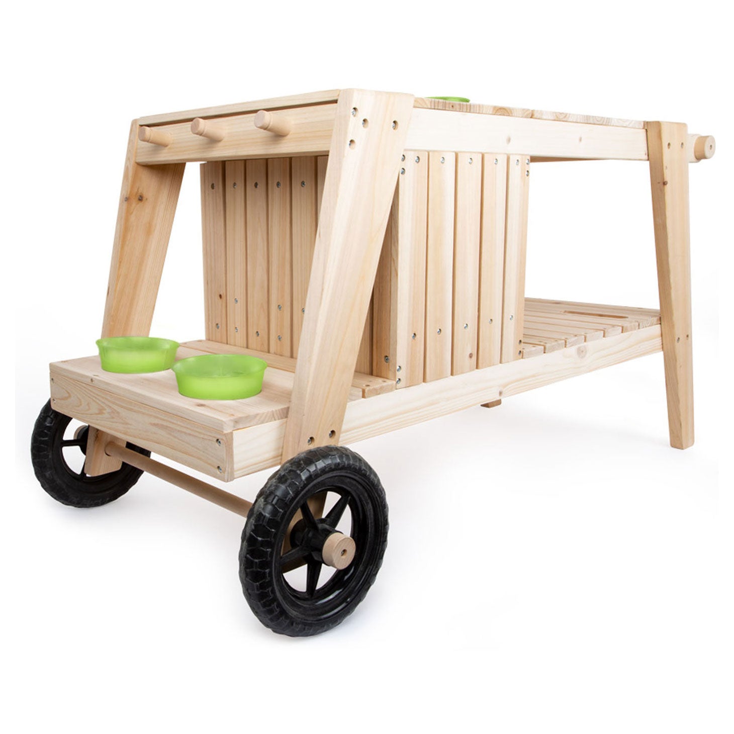 Kleine voet - modder buitenspeelkeuken