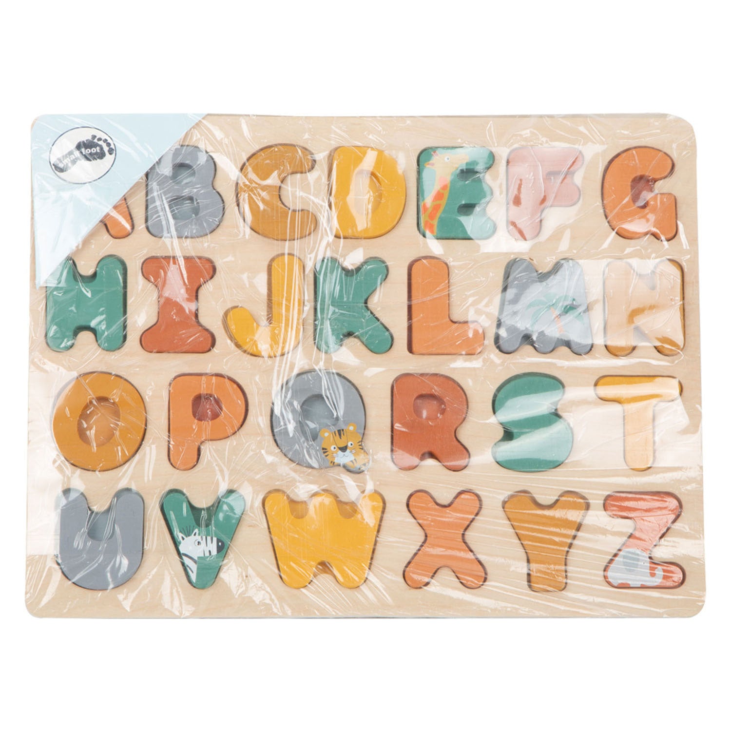Small Foot Houten Alfabetpuzzel Safari