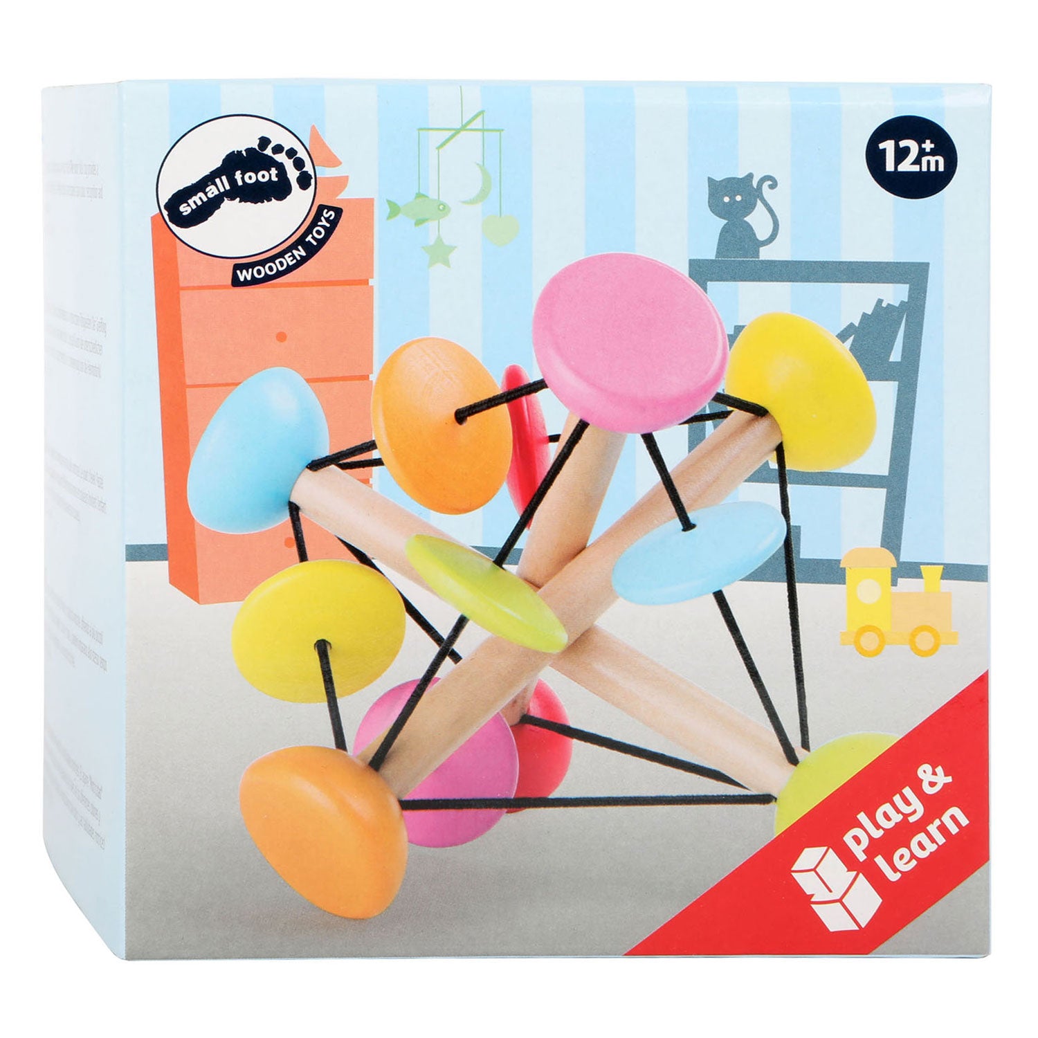 Small Foot - wooden sticks with elastic band motor skills
