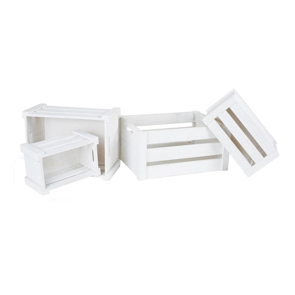 Small foot - Wooden storage boxes, set of 4