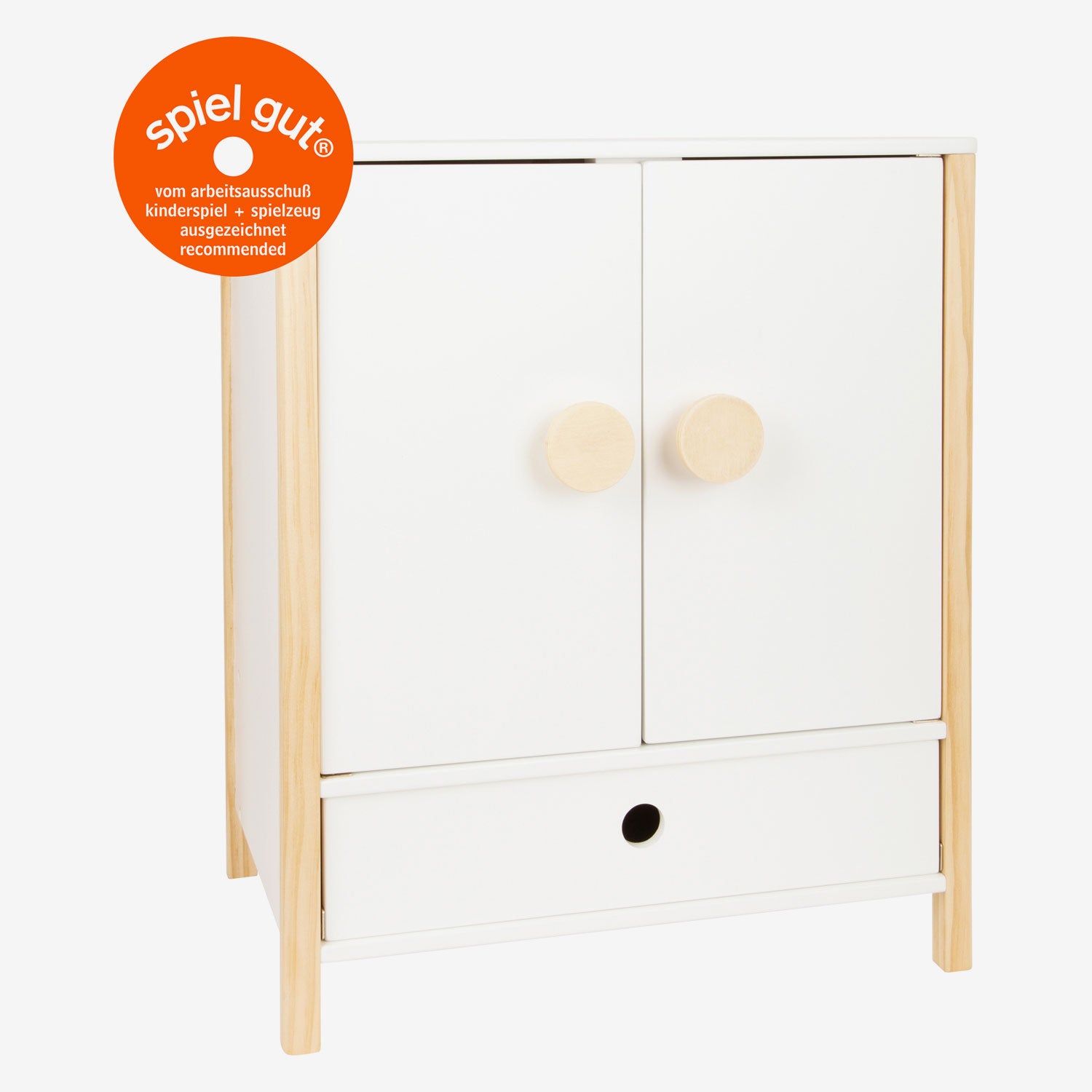 Small Foot Houten Poppen Kledingkast Little Button met Hangers, 3dlg.