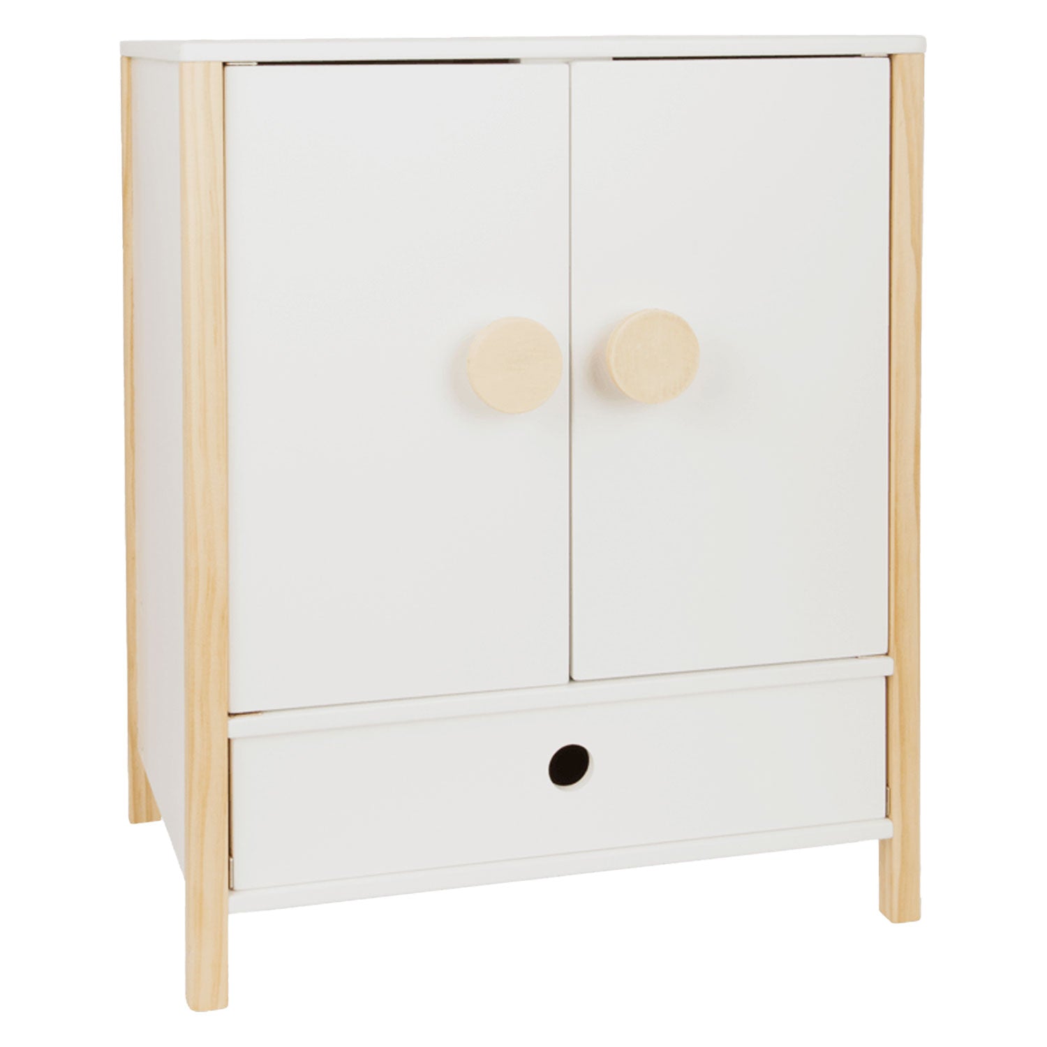 Small Foot Houten Poppen Kledingkast Little Button met Hangers, 3dlg.
