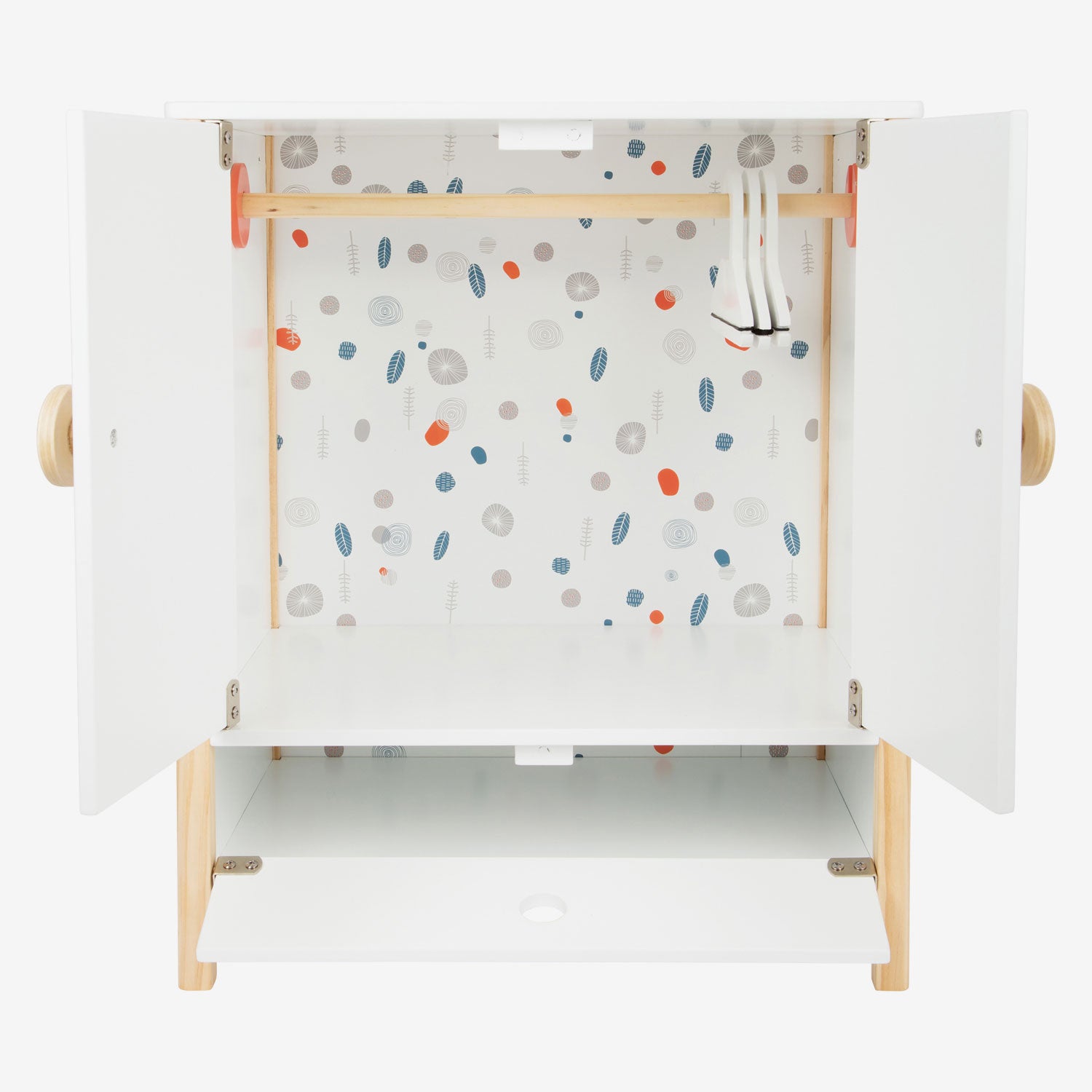 Small Foot Houten Poppen Kledingkast Little Button met Hangers, 3dlg.