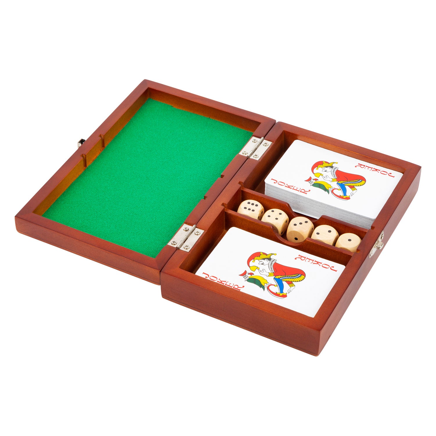Small foot - playing cards and dice game in wooden box