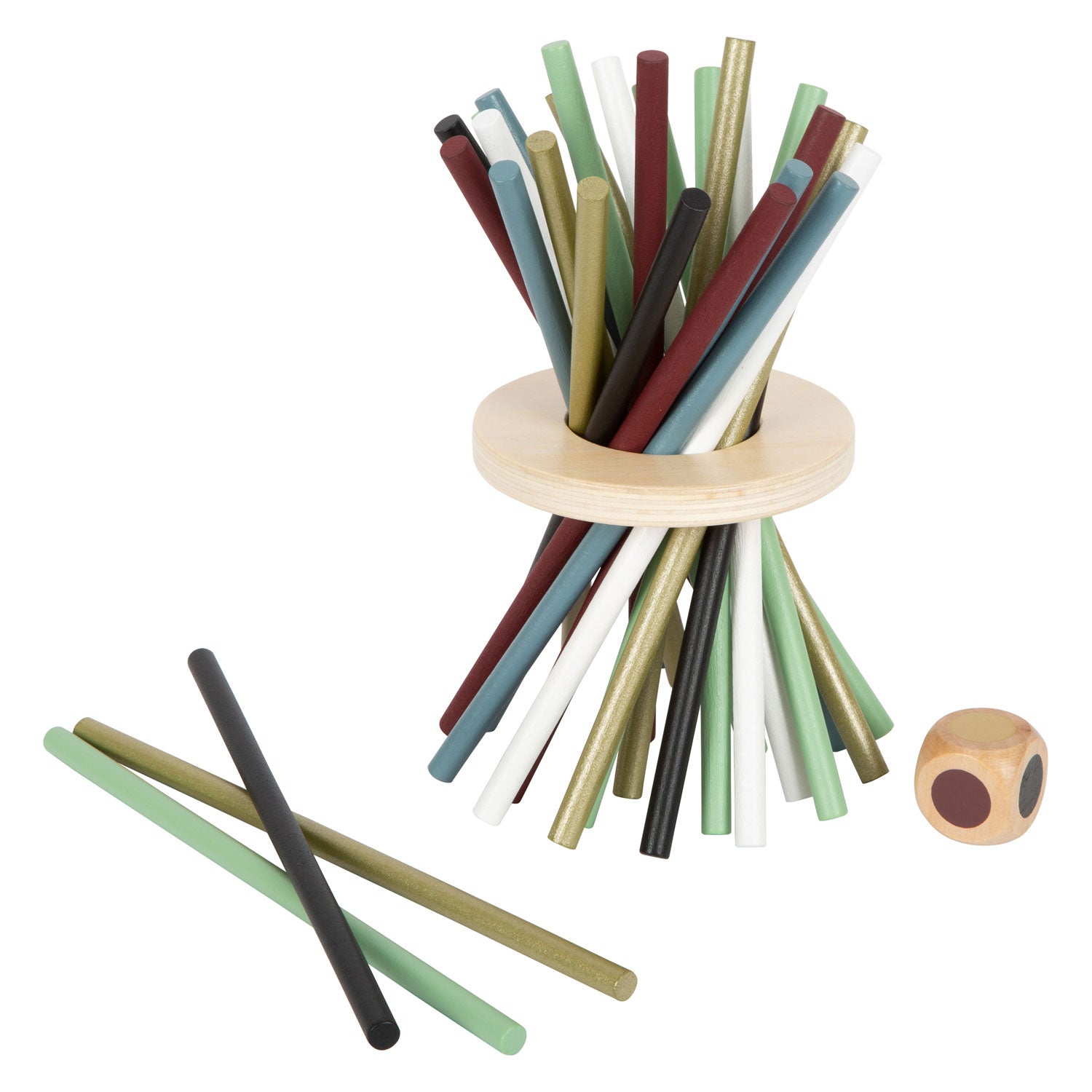 Small foot - Wooden Mikado Vertical Game Golden Edition