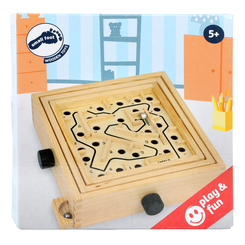Small foot - Wooden labyrinth marble game