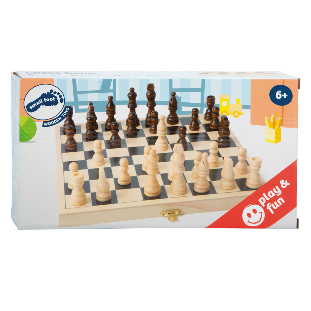 Small foot - wooden chess set