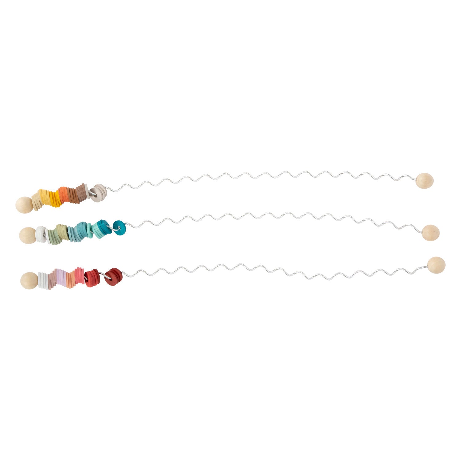 Small foot - Wooden spiral track with coloured discs