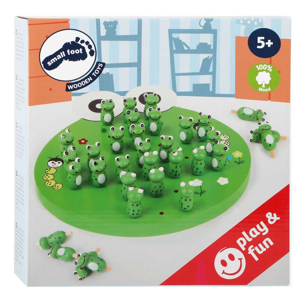 Small foot - wooden game solitaire frog