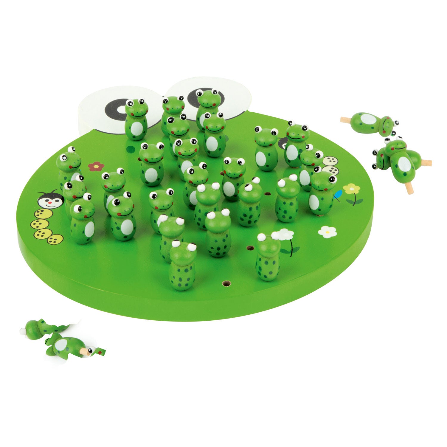 Small foot - wooden game solitaire frog