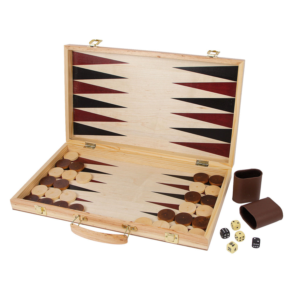 Small foot - Wooden chess and backgammon set