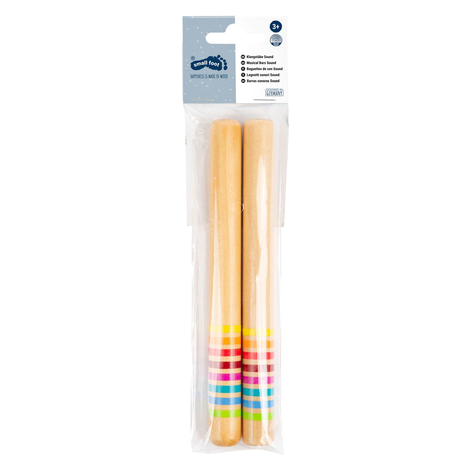 Small foot - Wooden coloured drumsticks