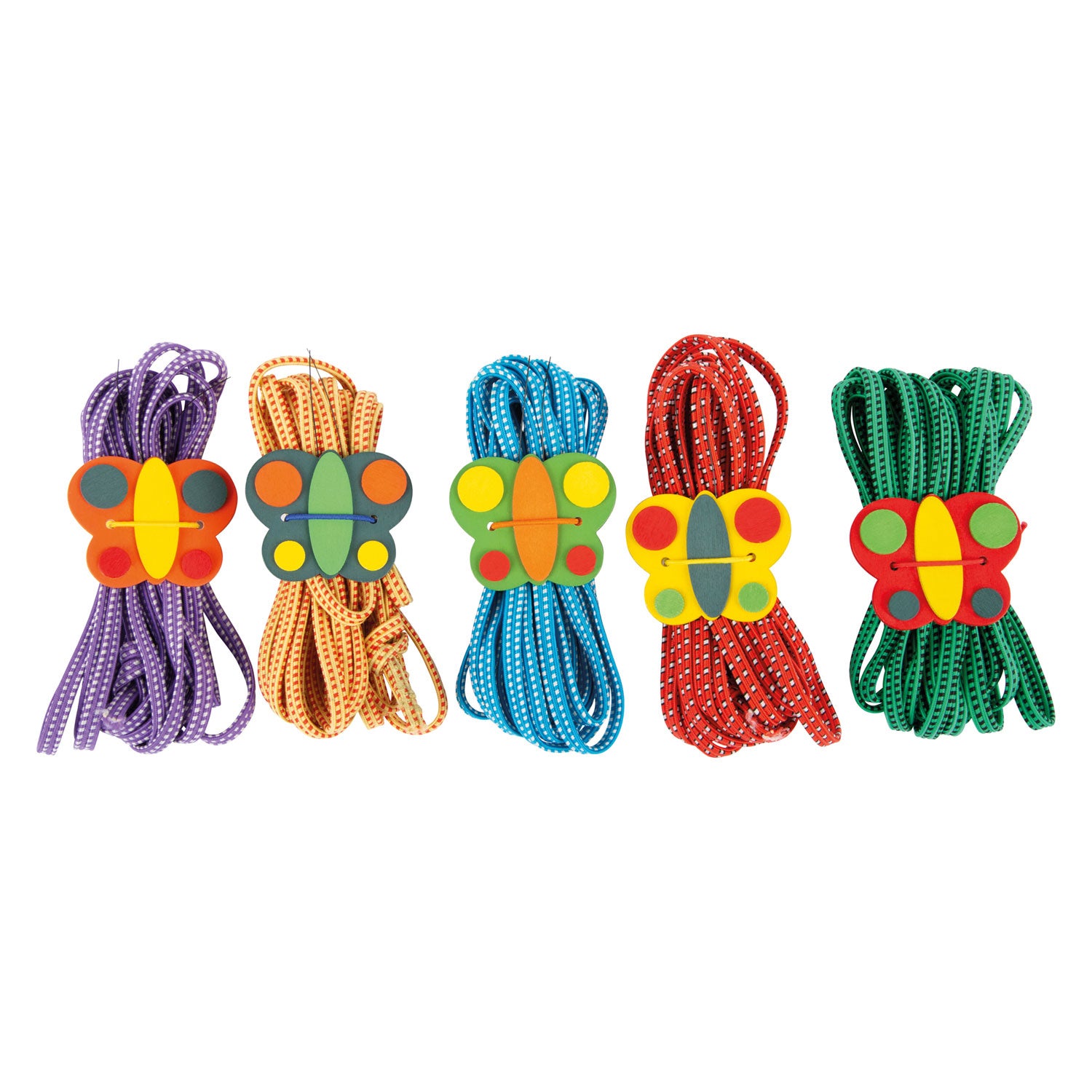 Small Foot - spring elastic butterfly color, set of 5