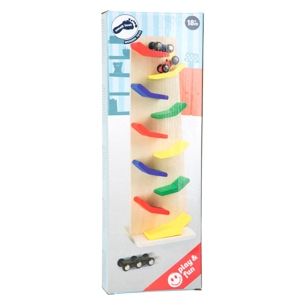 Small Foot Wooden Zigzag Race Track Tower, 4-piece.