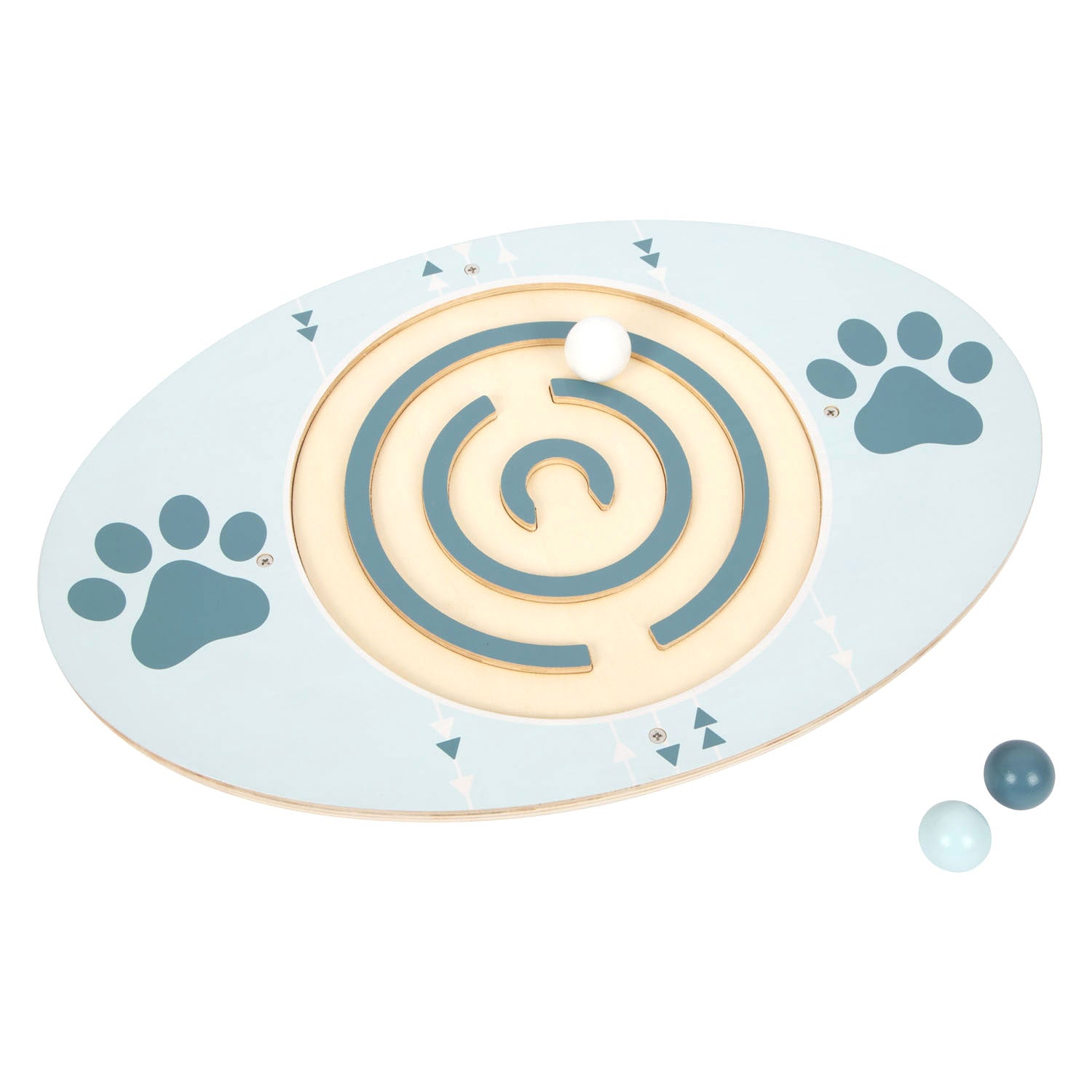 Small foot - Wooden balance board sky paw, 3 pcs.