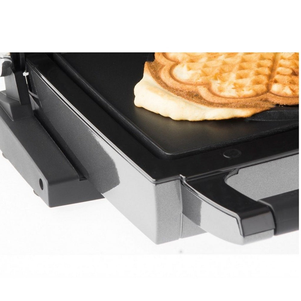 Fritel 142355 bakplaten hartjesvorm aluminium zwart