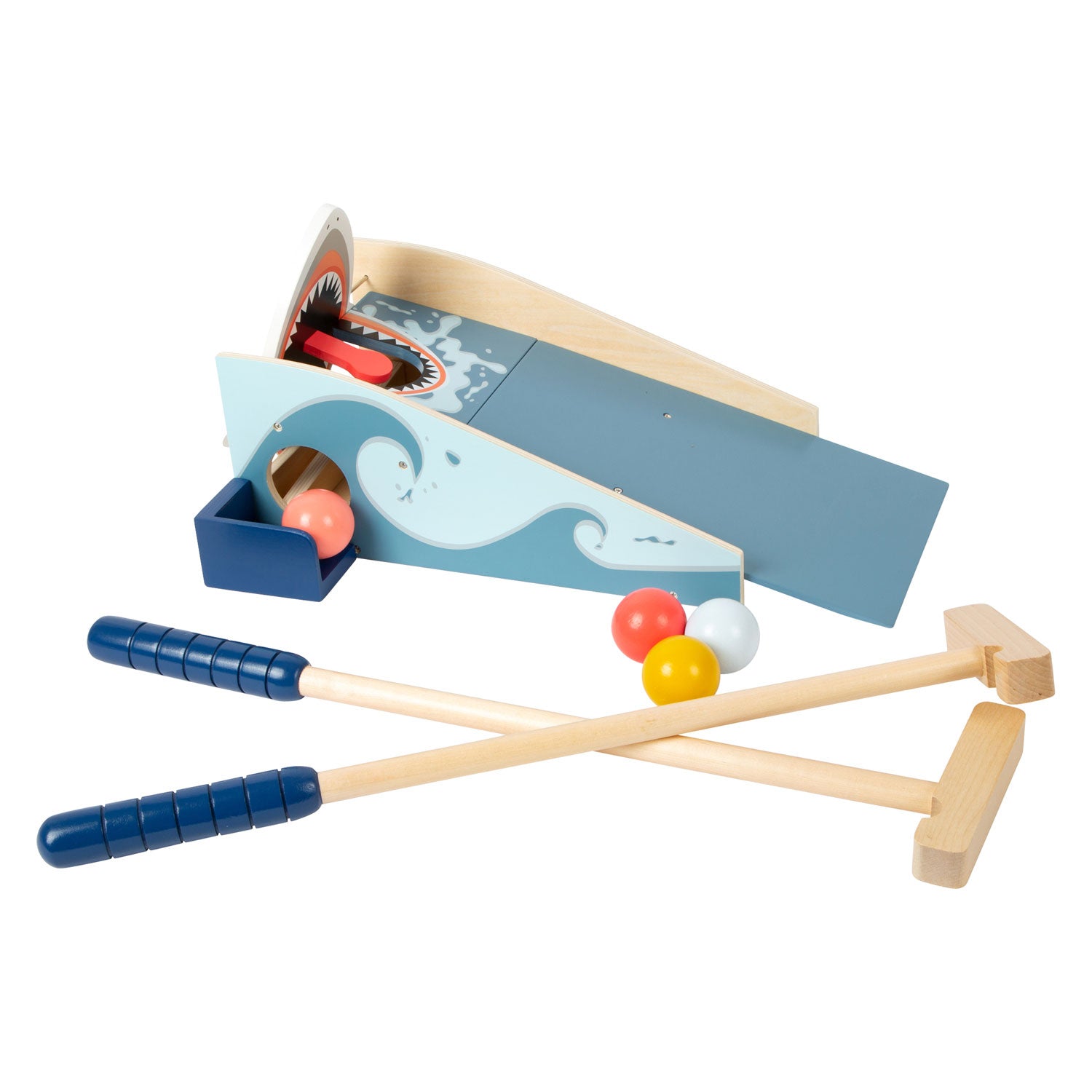 Small Foot Houten Minigolf Haaienaanval, 7dlg.