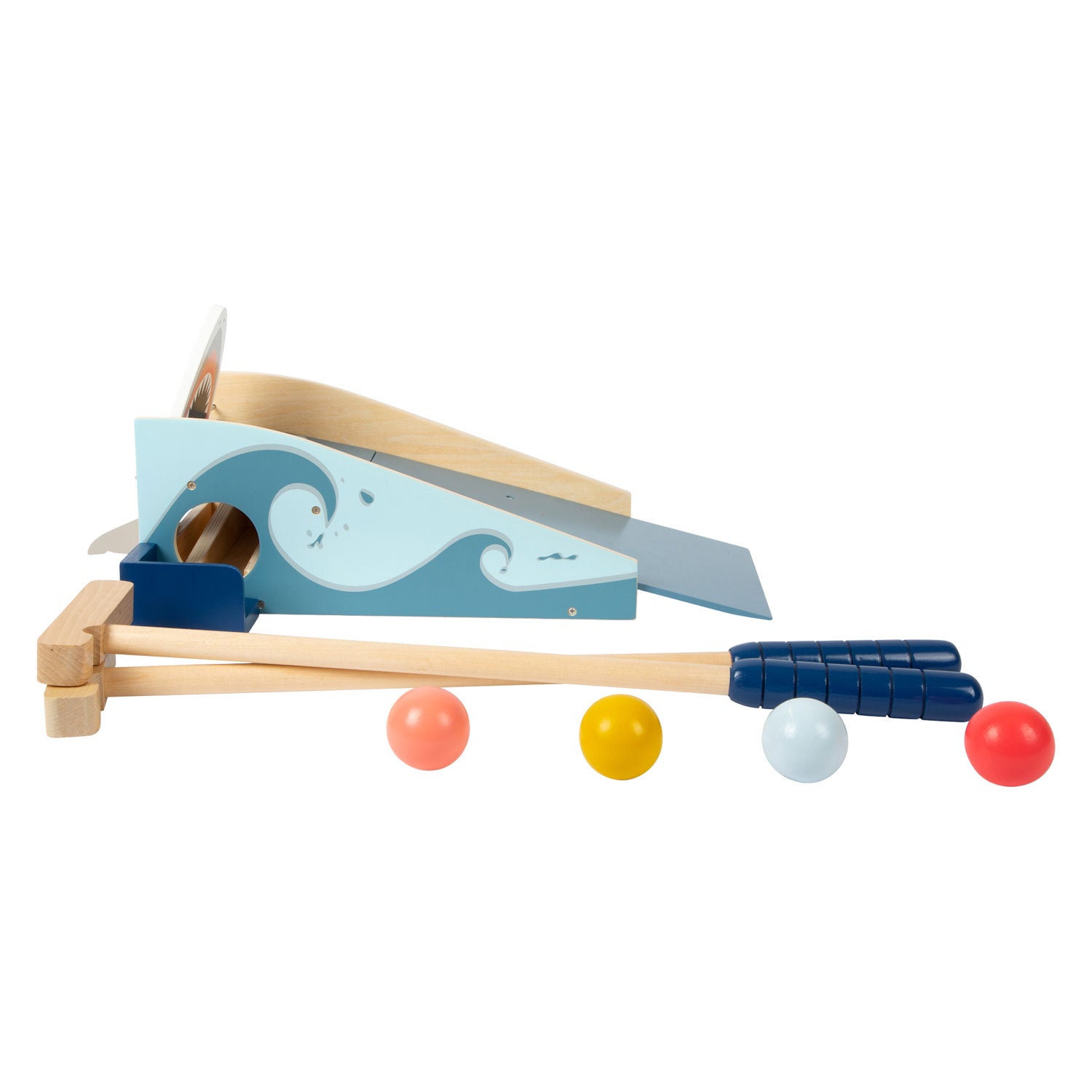 Small Foot Houten Minigolf Haaienaanval, 7dlg.