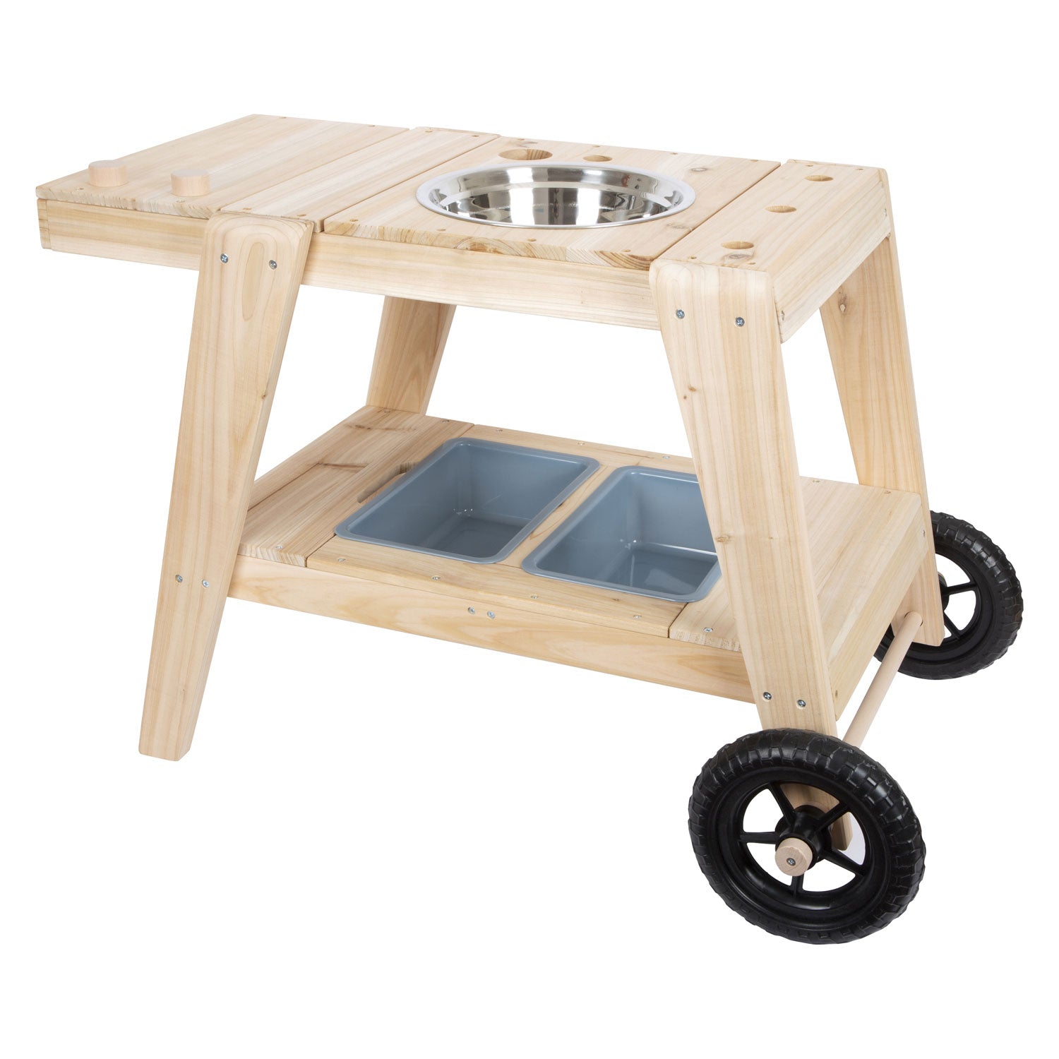 Small foot - wooden mud kitchen compact