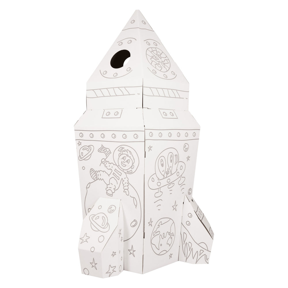 Small Foot Cardboard Playhouse Rocket, 105x105x169cm