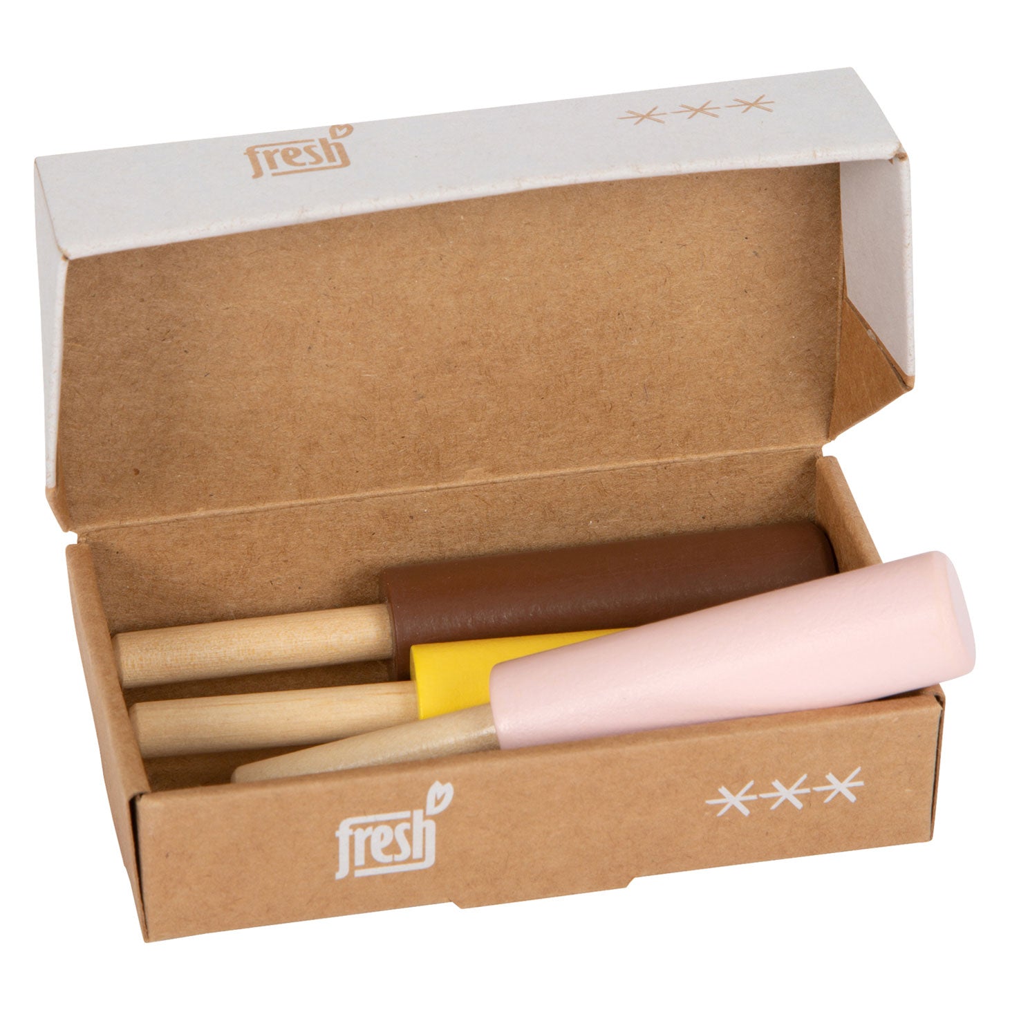Small foot - wooden ice cream, 3-piece.