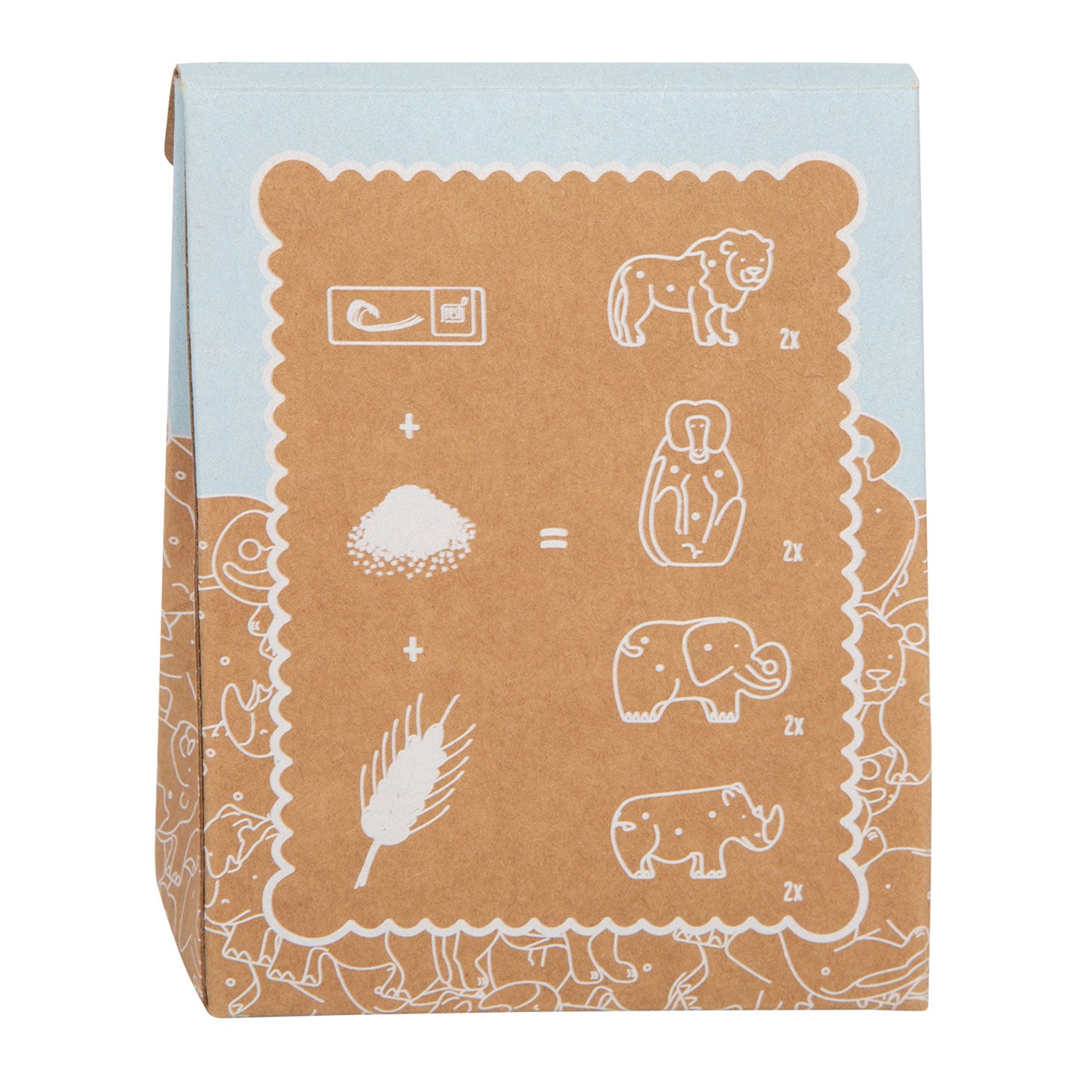 Small foot - houten speeleten dieren crackers, 8dlg.