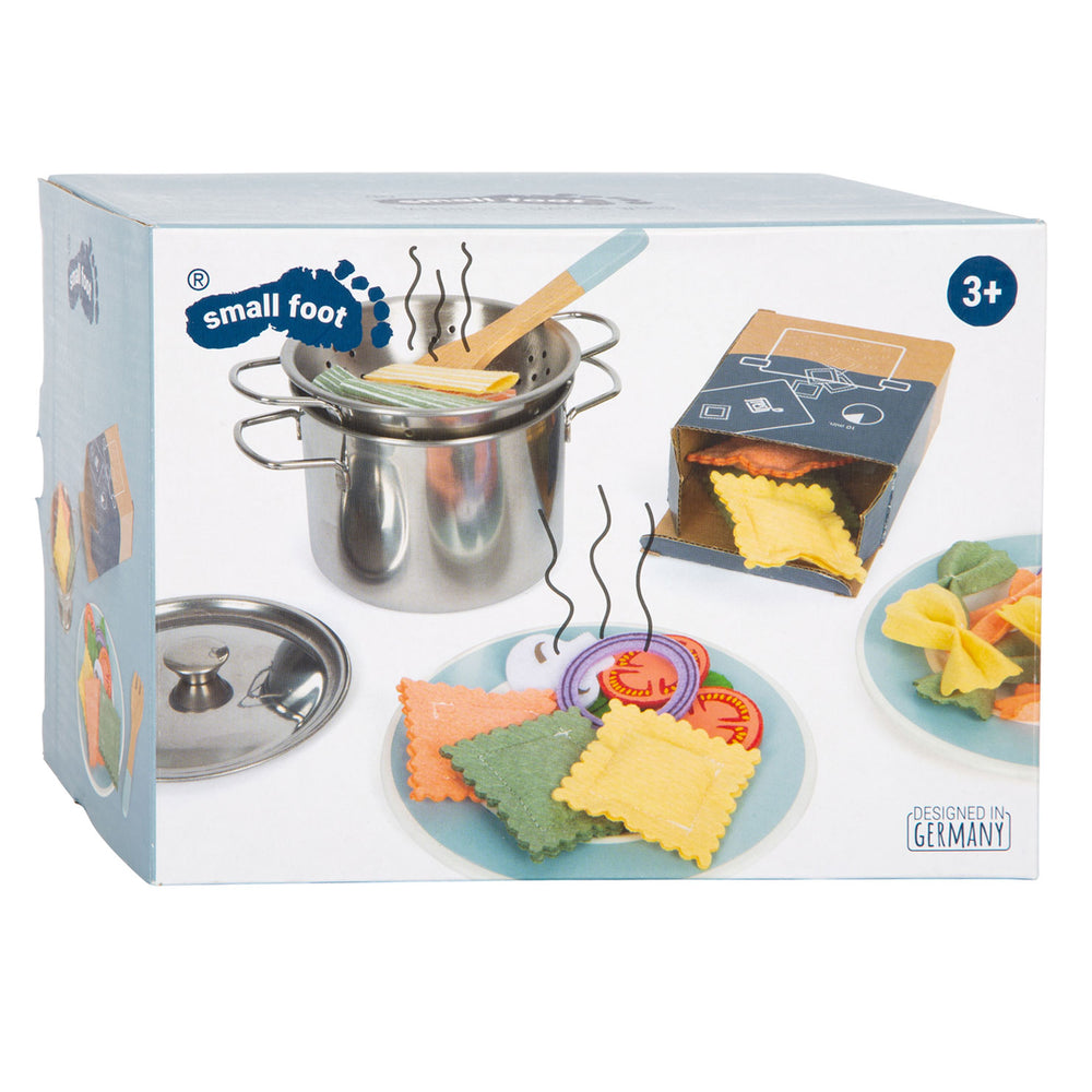 Small foot - wooden play food pasta chef set, 19 pcs.