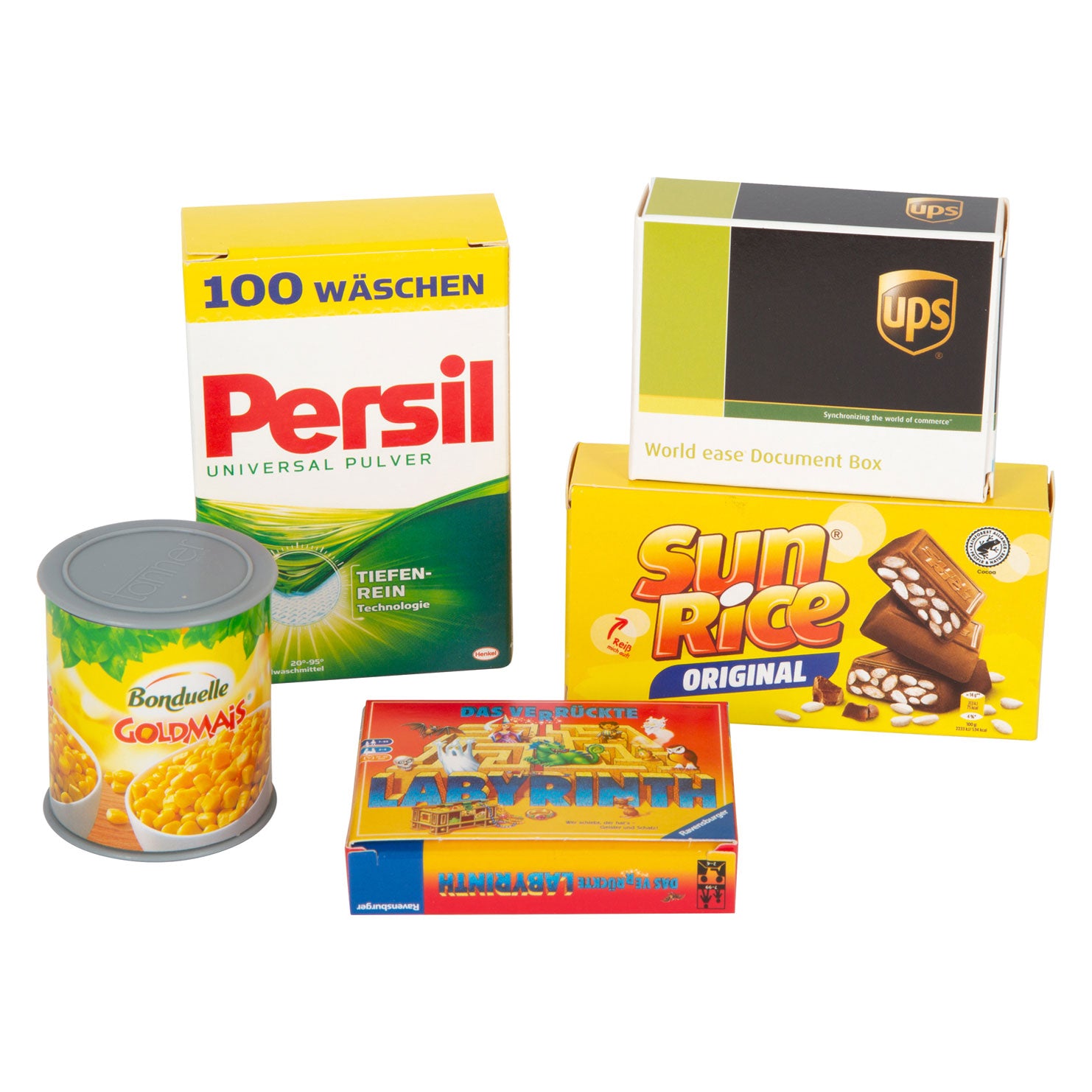 Small foot - play food in a metal shopping basket, 25 pcs.