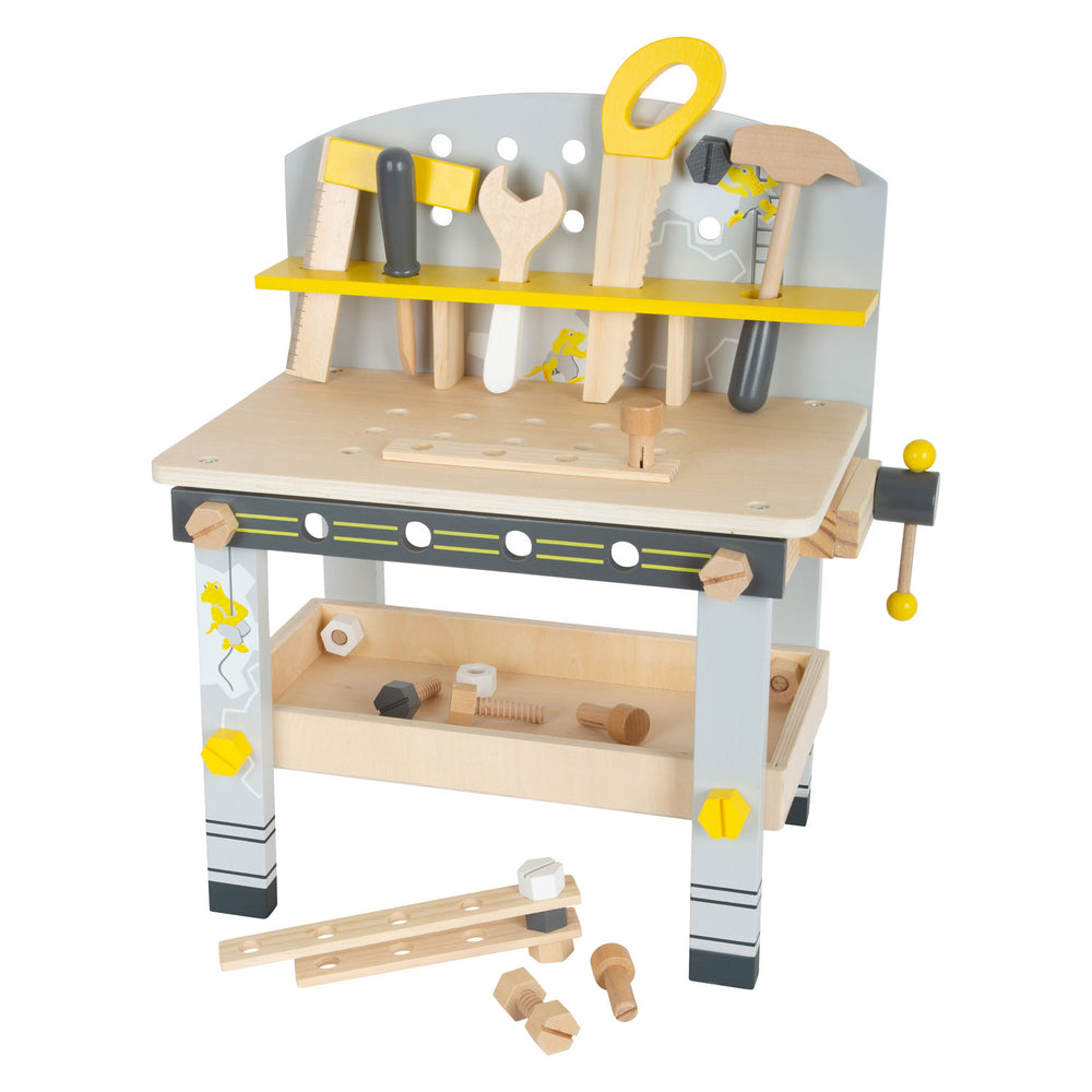Small foot - wooden workbench compact miniwob, 34 pcs.