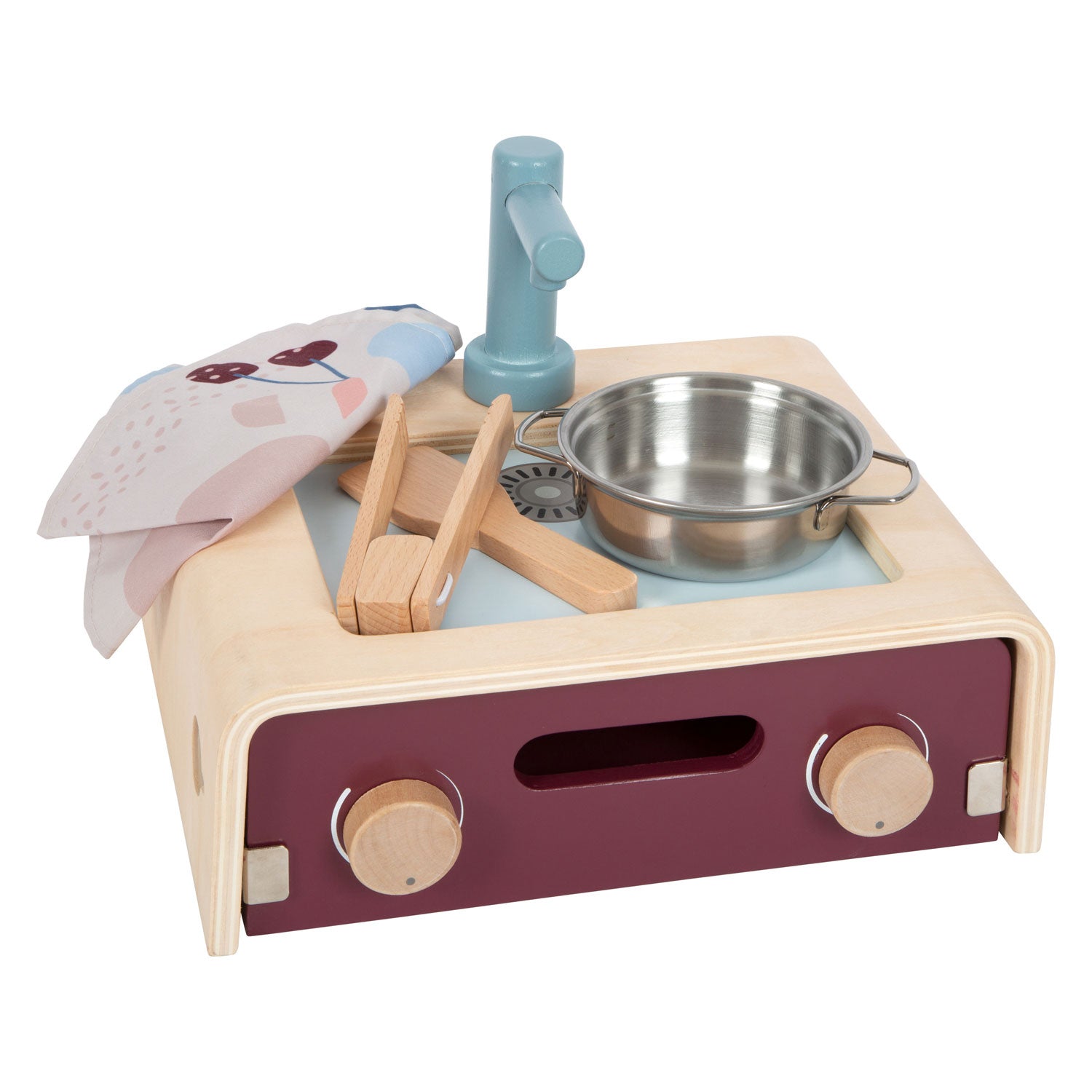 Small foot - houten camping speelkeuken tasty, 9dlg.