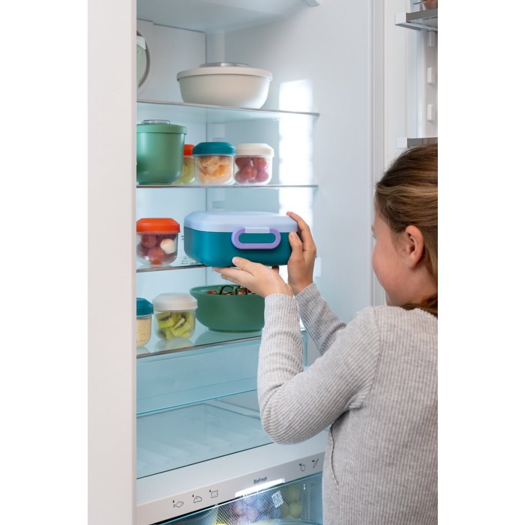 Amuse lunchbox rikko divider en 2 snack lagune sky