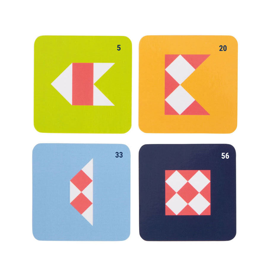 Small Foot - Wooden Symmetry Game with Mirror Educational