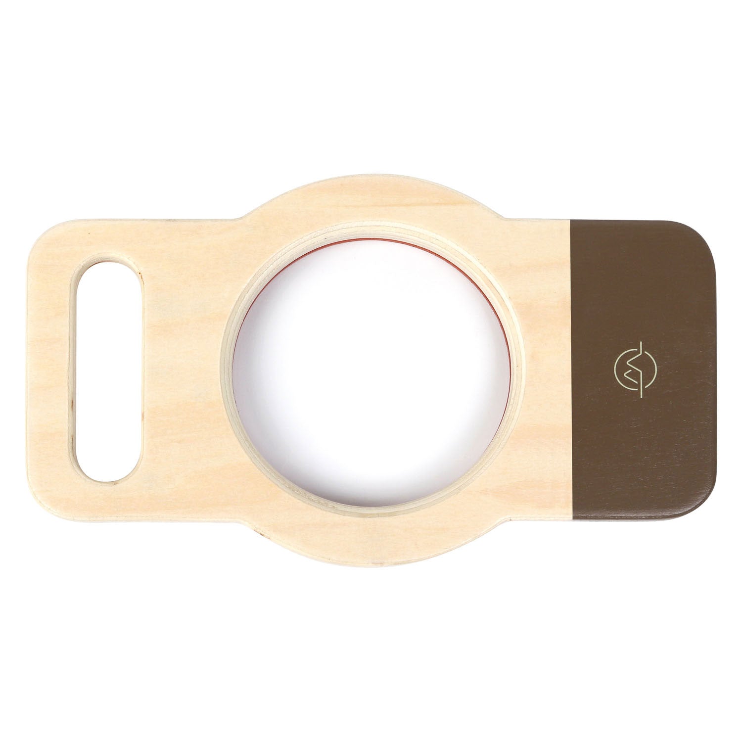 Kleine voet - houten xxl vergrootglas ontdekken