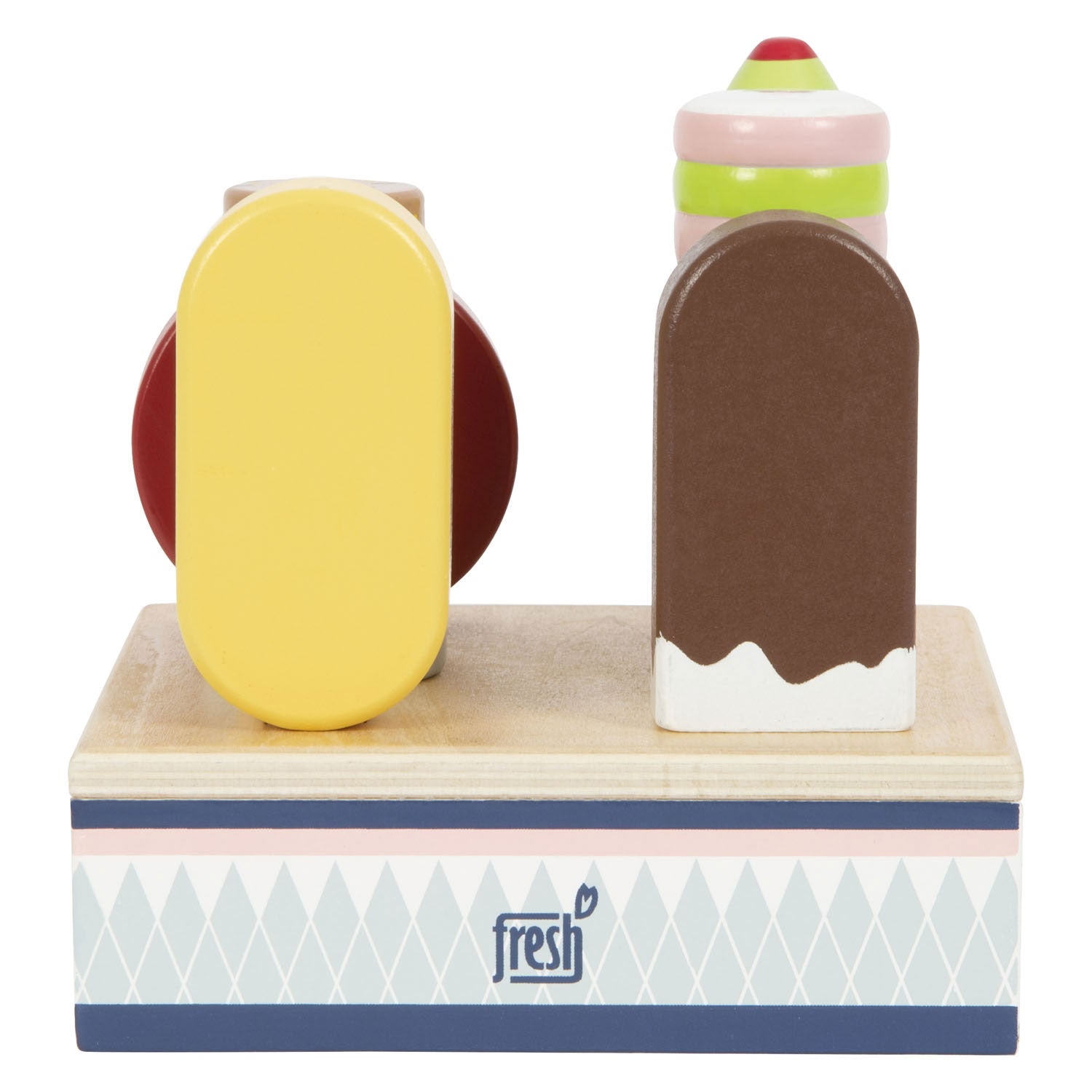 Small Foot Houten Ijsjes Vers met Standaard, 7dlg.
