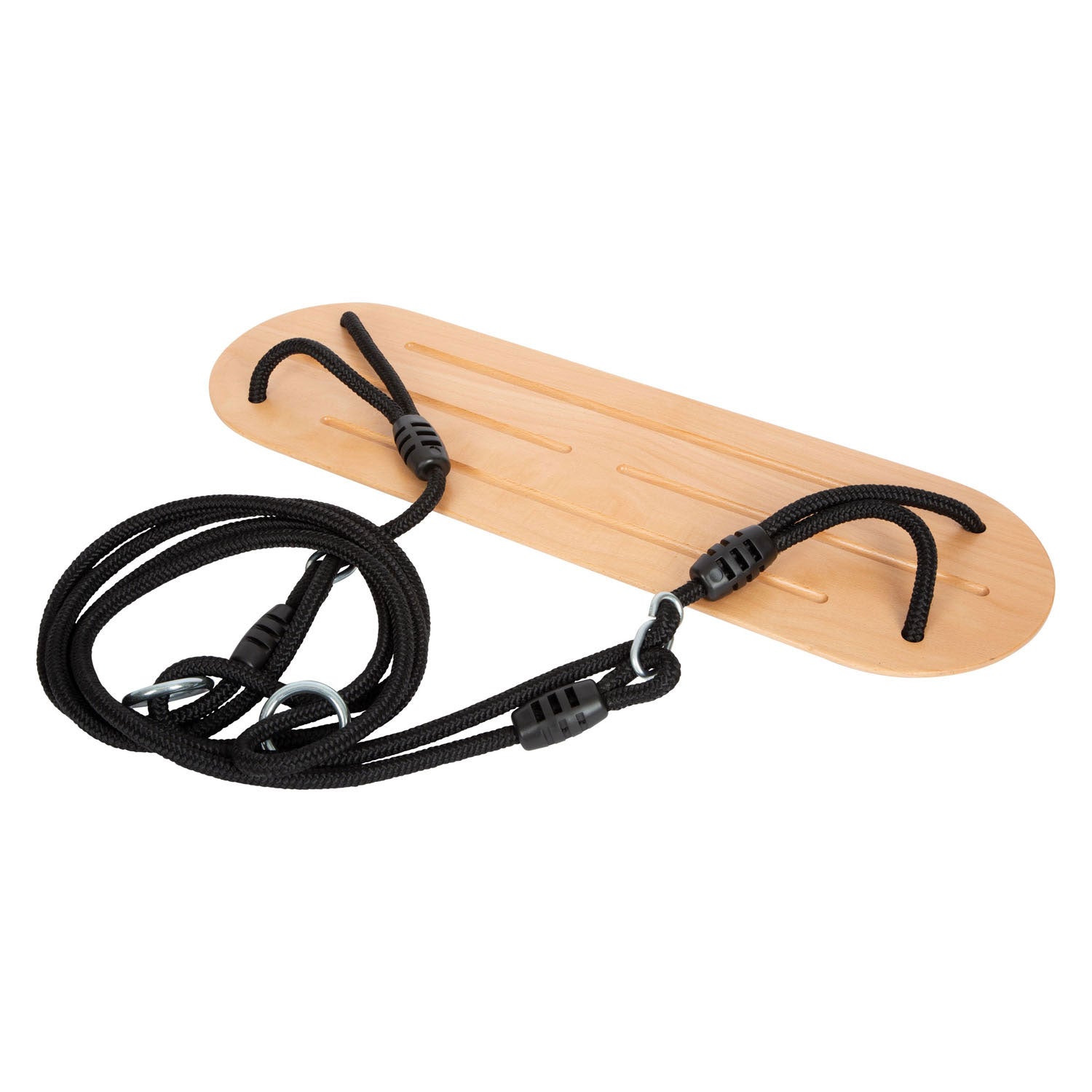 Small foot - houten xl bordschommel zwarte lijn
