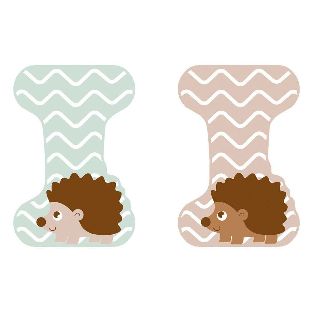 Kleine voet - houten dieren kinderletter - i
