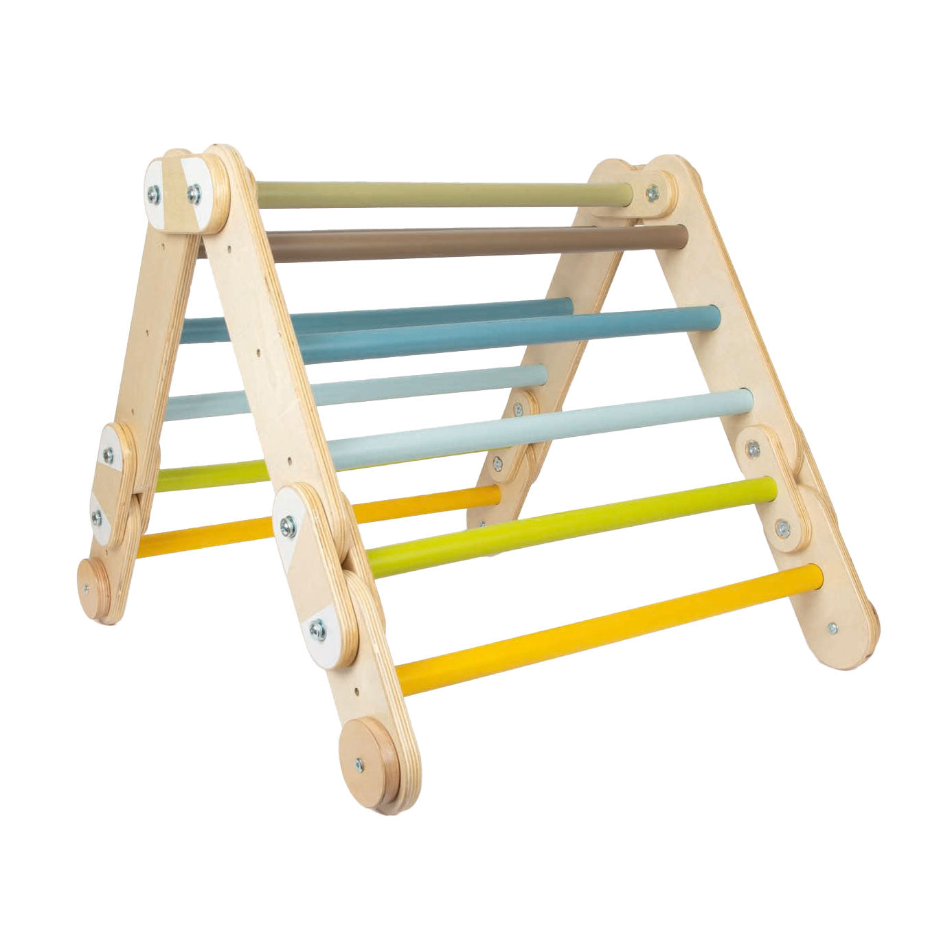 Small foot - houten klimrek 2in1 driehoek en wandrek avontuur