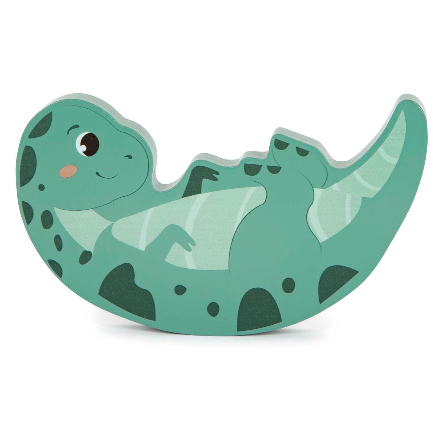 Kleine voet - Houten balansspel dino, 14dlg.
