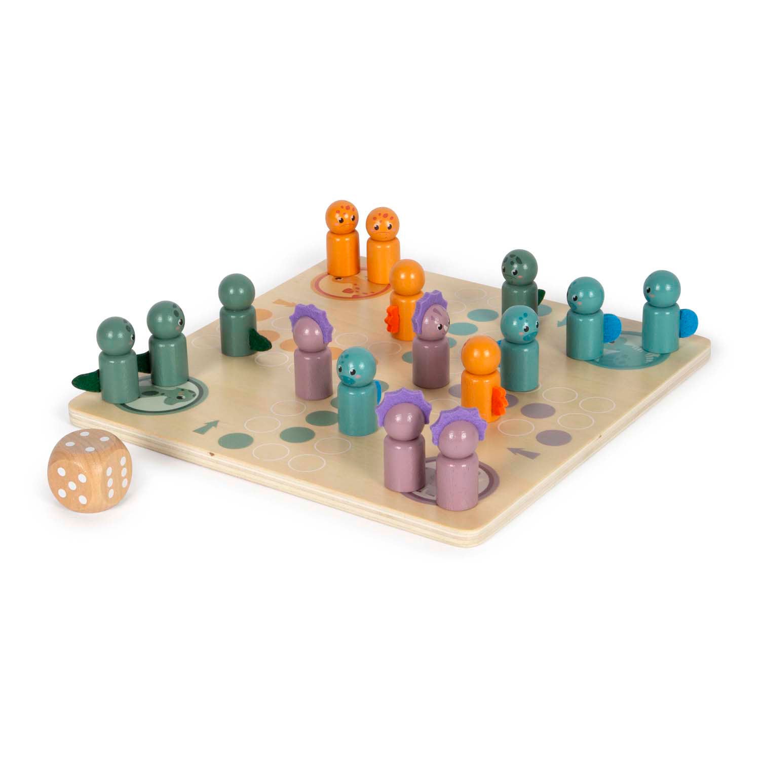 Small foot - houten speelspel dino