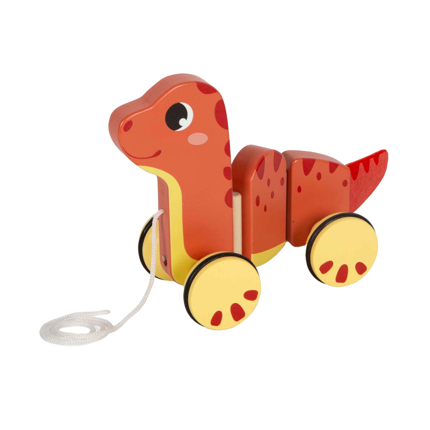 Small foot - houten trekfiguur dino