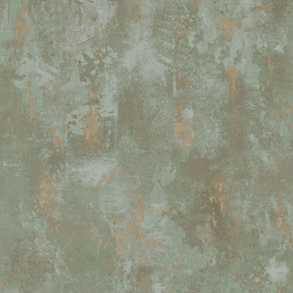Nederlandse wandbekleding behang beton groen tp1010