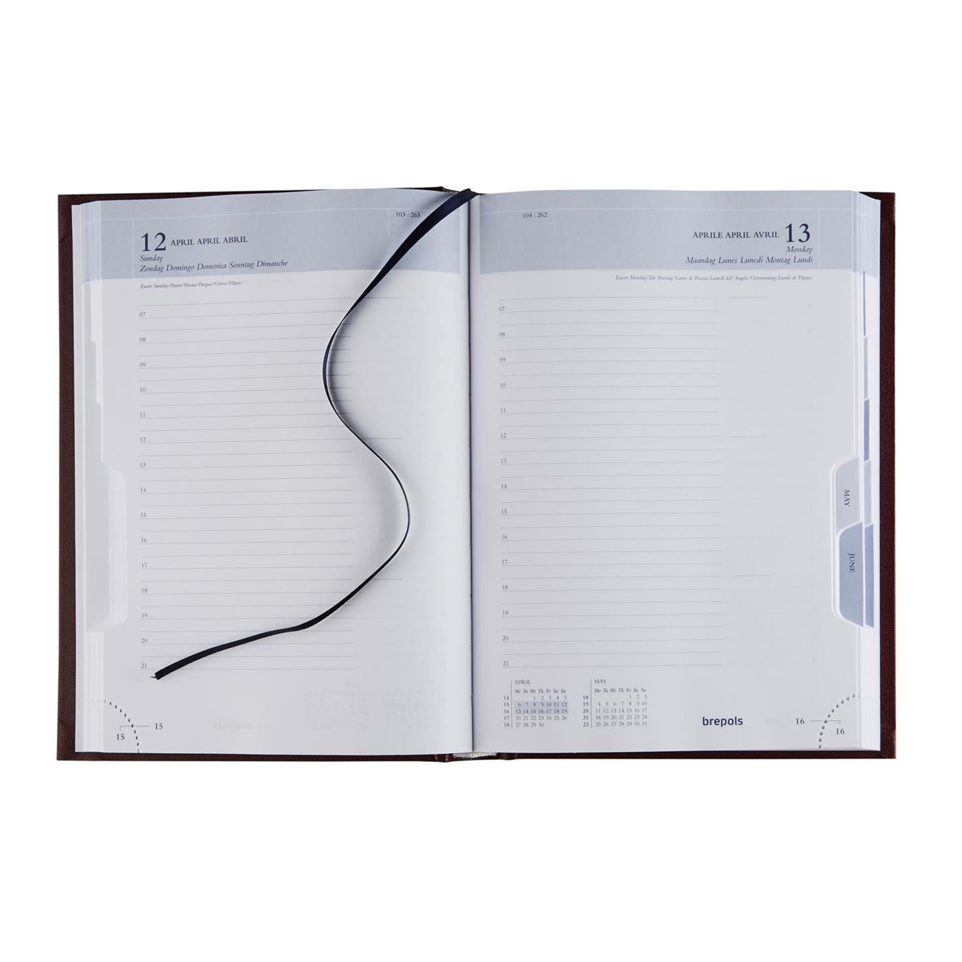 Brepols agenda minister lima zwart 2027 15x21,5cm