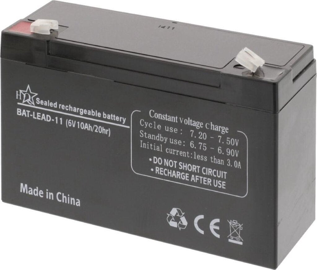 Hq - bat-lead-11 loodaccu 6 v 10 ah
