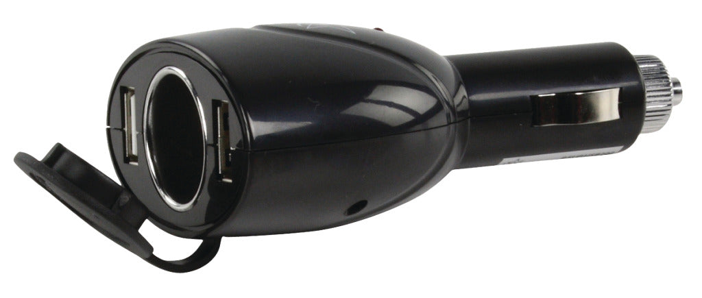 Hoofdkantoor p. sup. usb202 dubbele usb autolader met 12 v aansluiting
