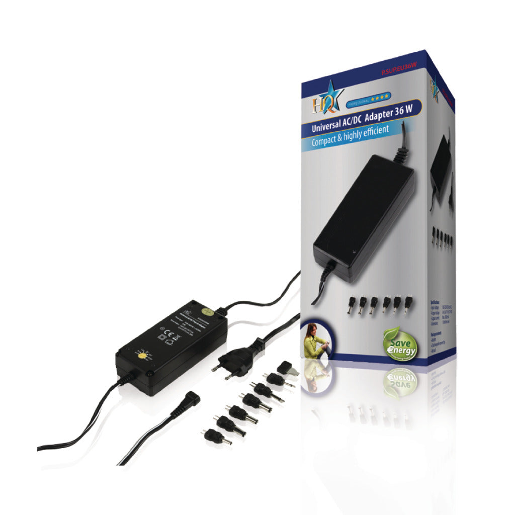Hoofdkwartier P. sup. eu36w Universele Adapter 36 W